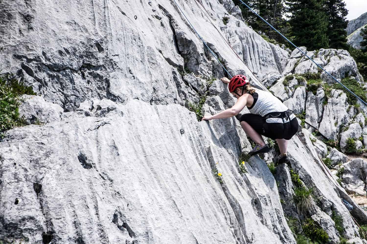 Take rock climbing lessons in Achensee, Tirol, Austria
