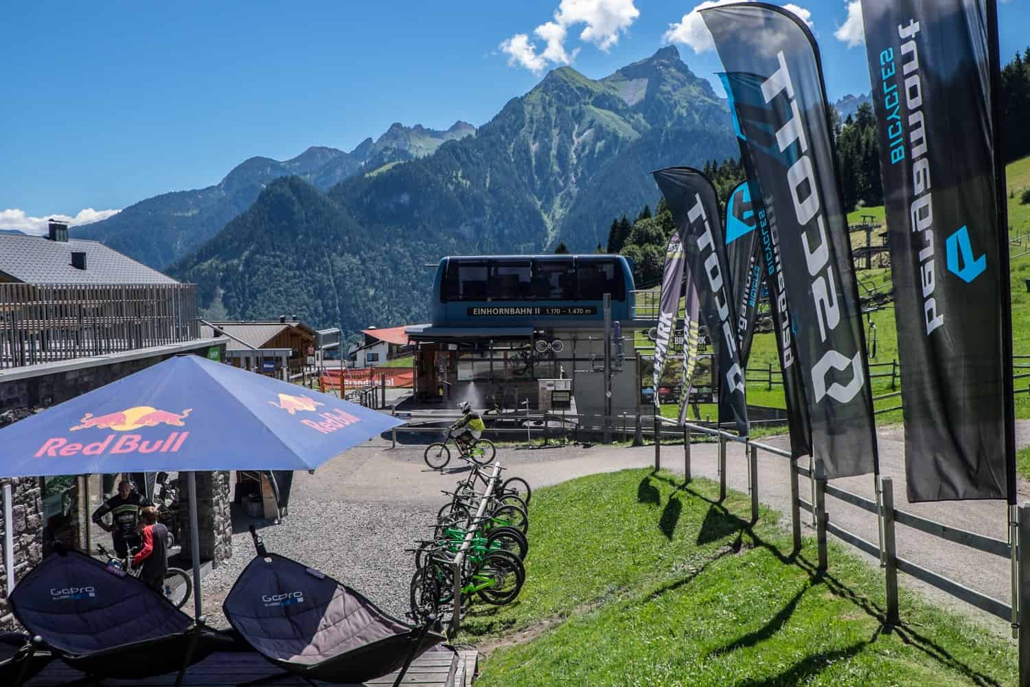 Einhornbahn at Bike Park Brandnertal, Vorarlberg, Austria