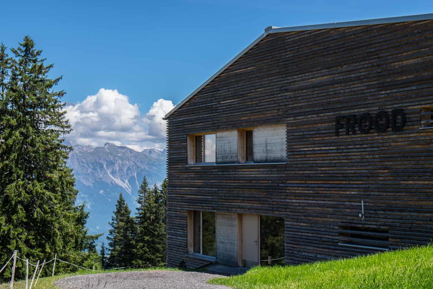 Frood Mountain restaurant in Brandnetal, Vorarlberg, Austria