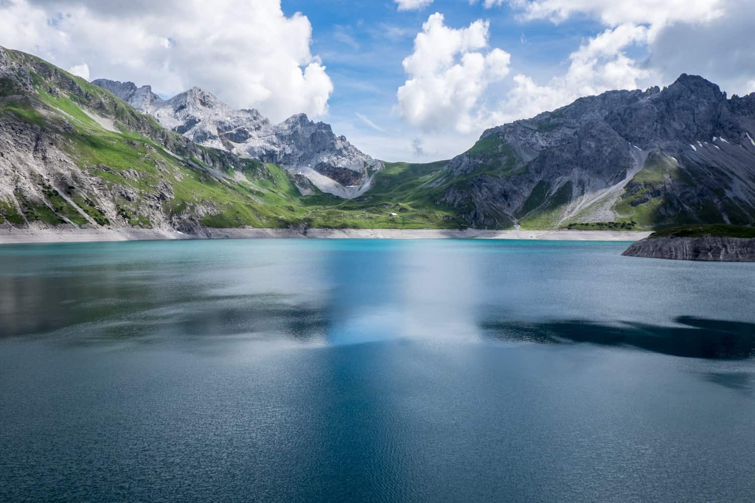 Visiting Lunersee Lake from Brandnertal, Vorarlberg, Austria