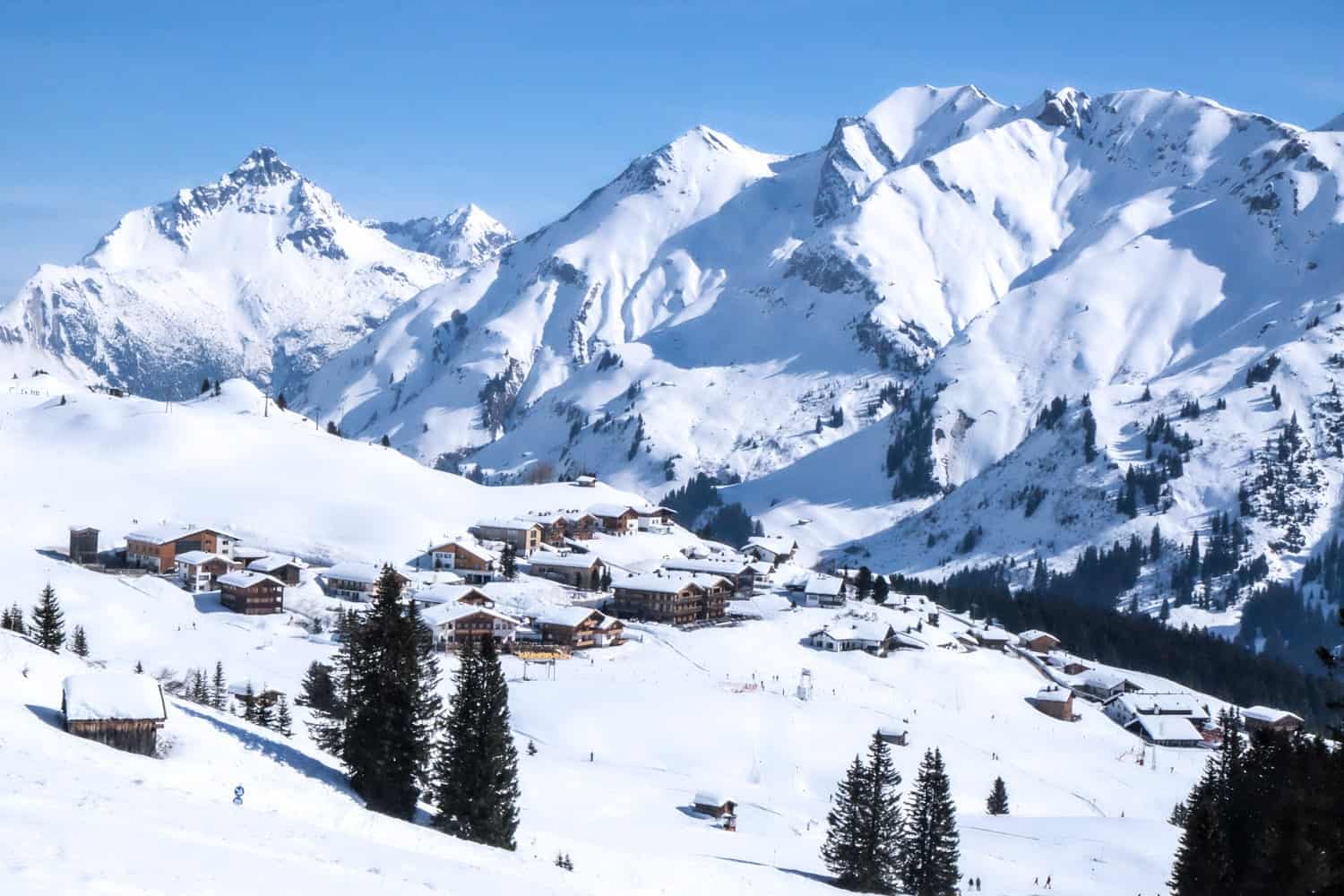 Skiing In Lech Zurs Am Alberg The Darling Winter Slopes Of Austria