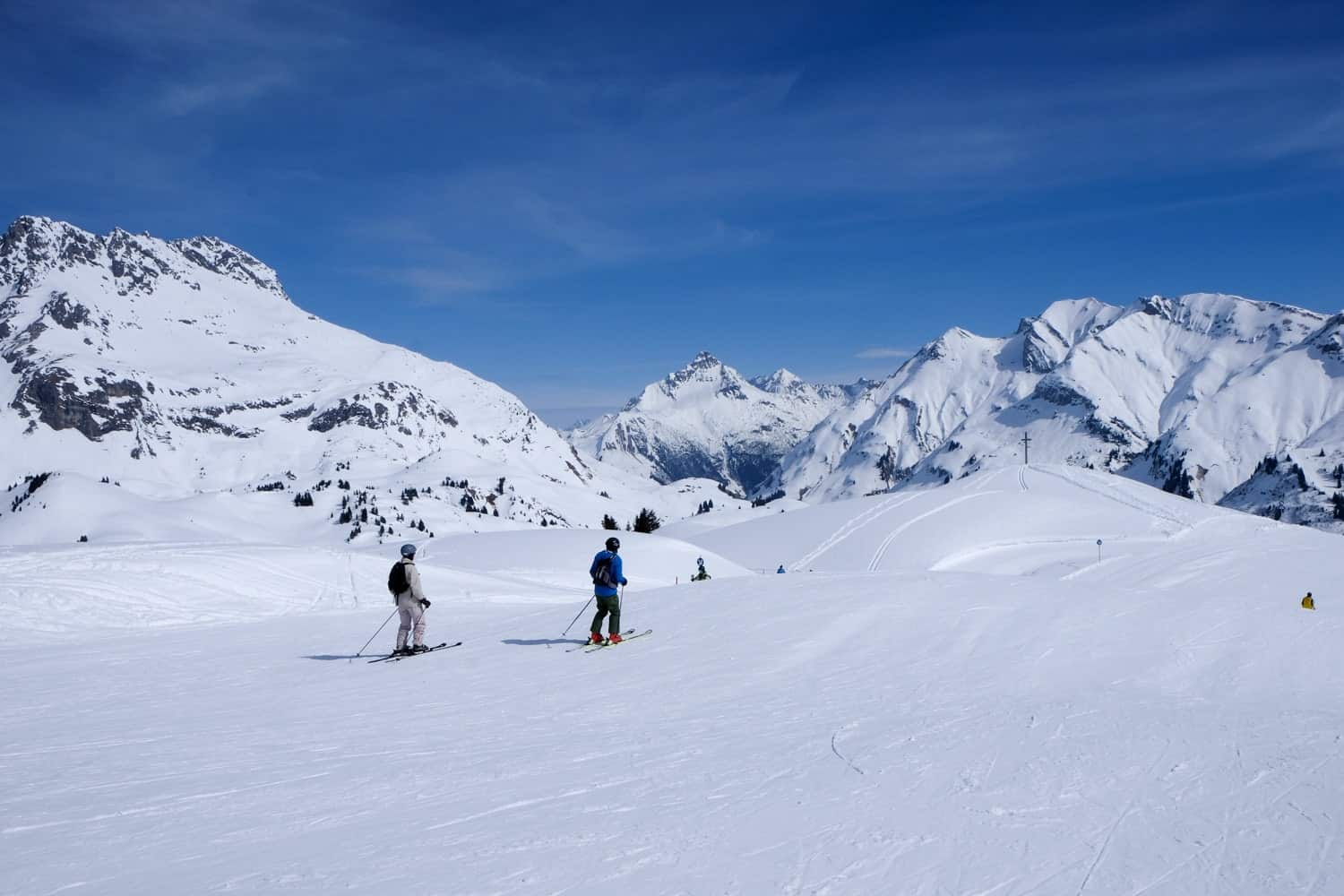 In Austria, Skiing in Lech Zürs am Arlberg