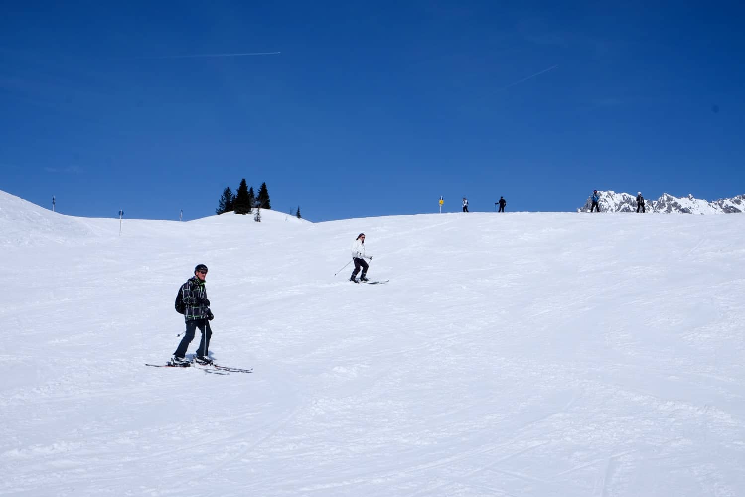 Skiing in Lech Zürs am Arlberg, Austria
