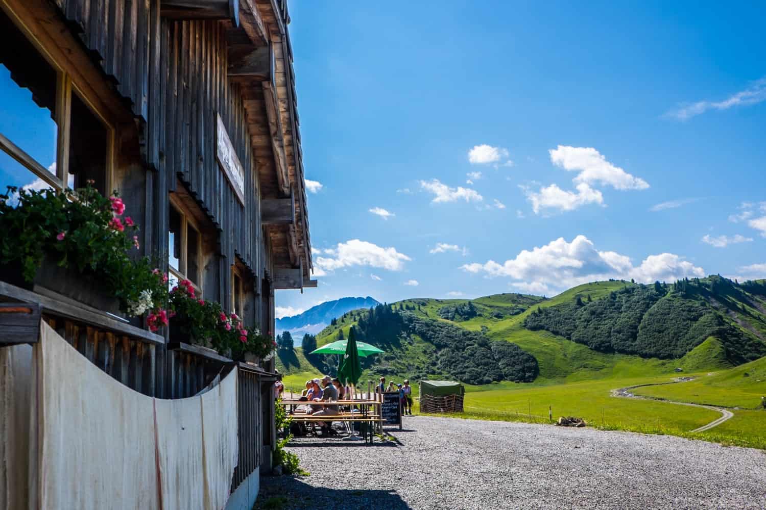 Mountain hut and cheese farm in Lech, Austria