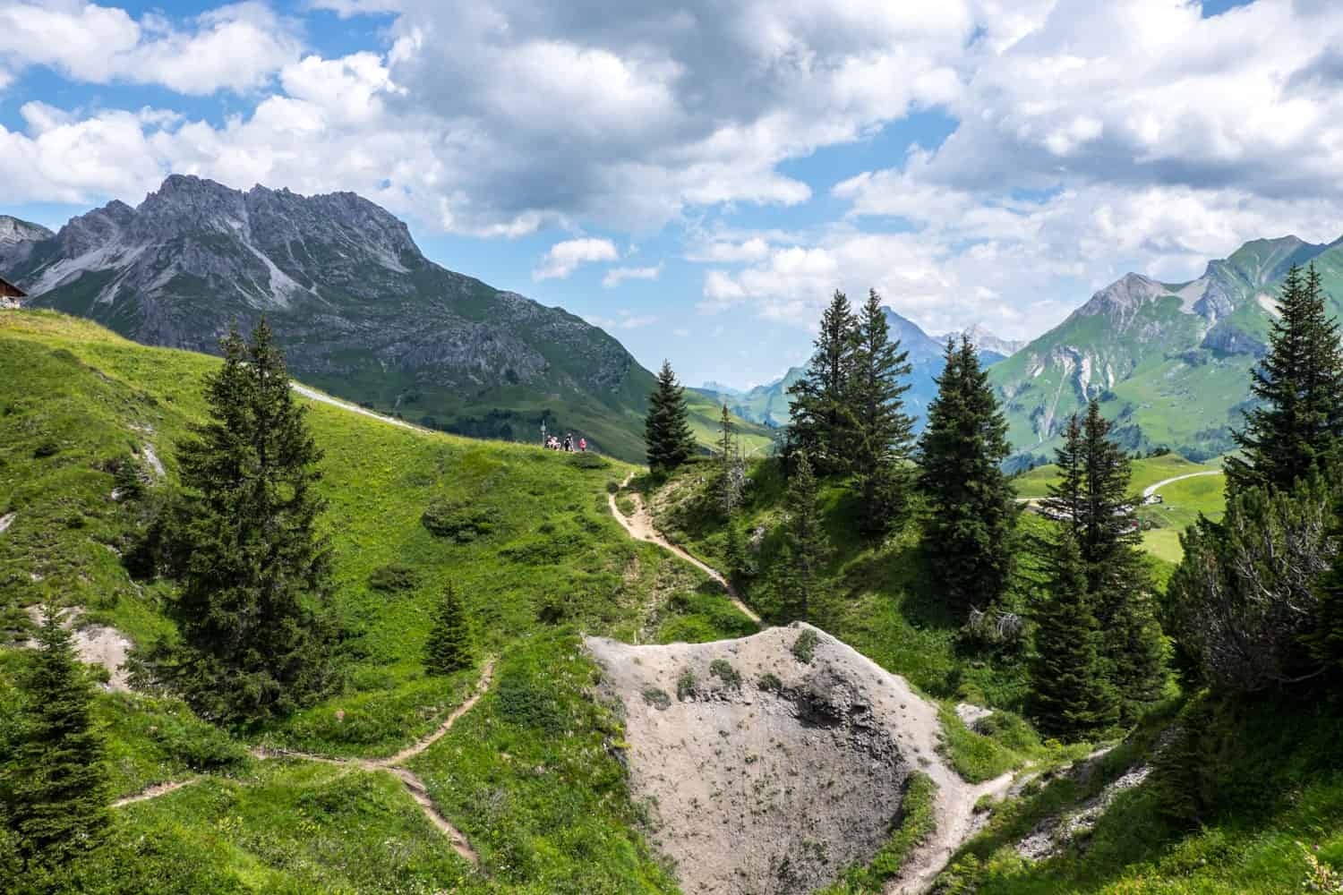 From ski slopes to hilly hiking trails in Lech, Austria