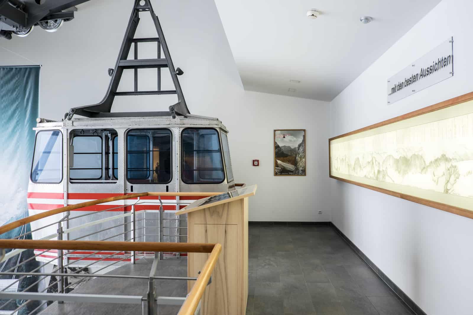 The interactive museum 'Faszination Zugspitze' at Zugspitze Mountain, Germany