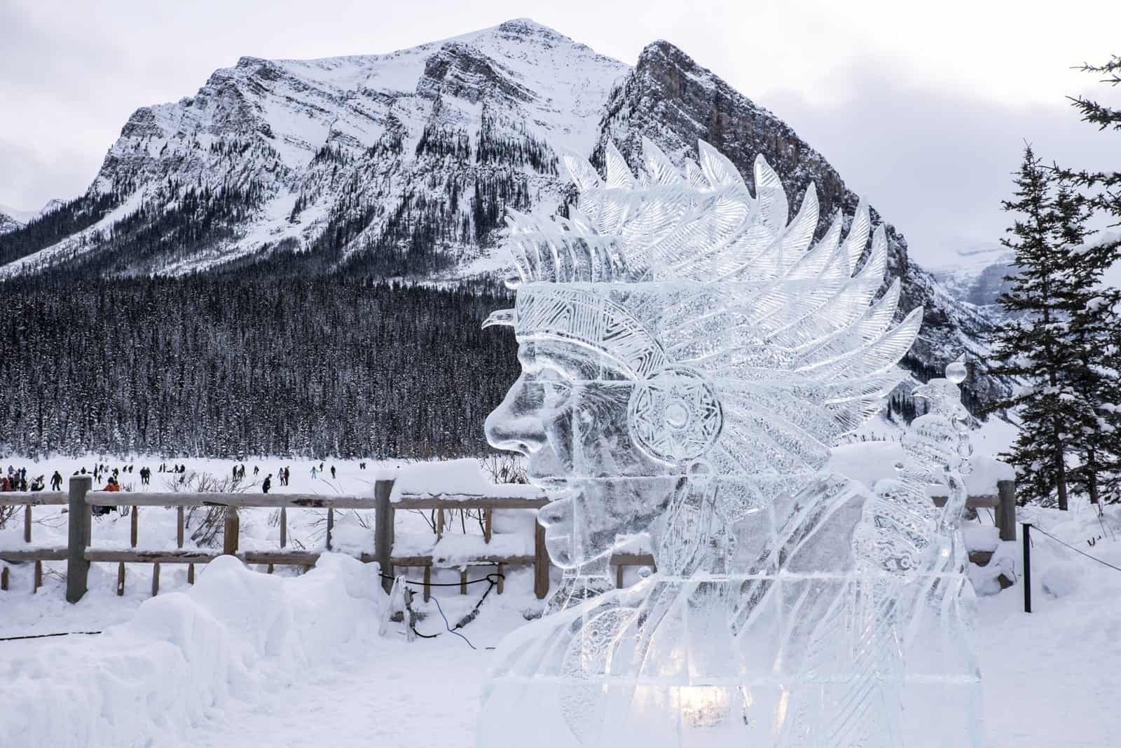 Ice Magic Festival, Chateau Lake Louise, Banff, Canada