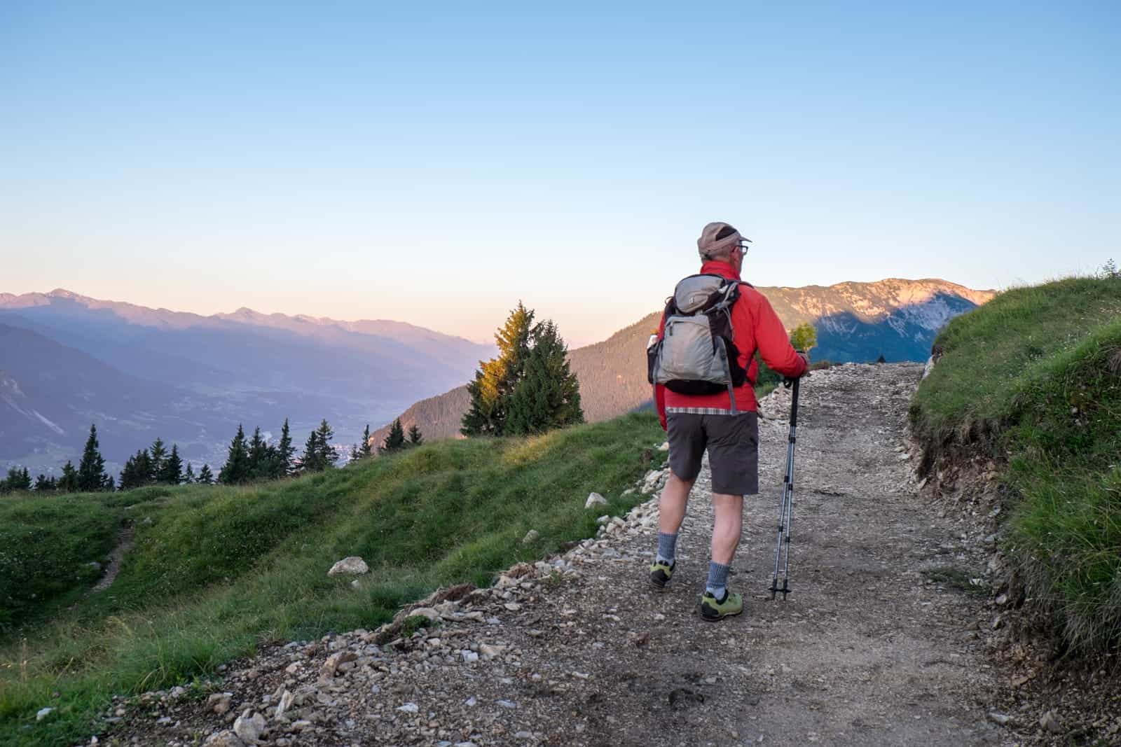 Sunrise hike in Achensee Lake, Tirol, Austria