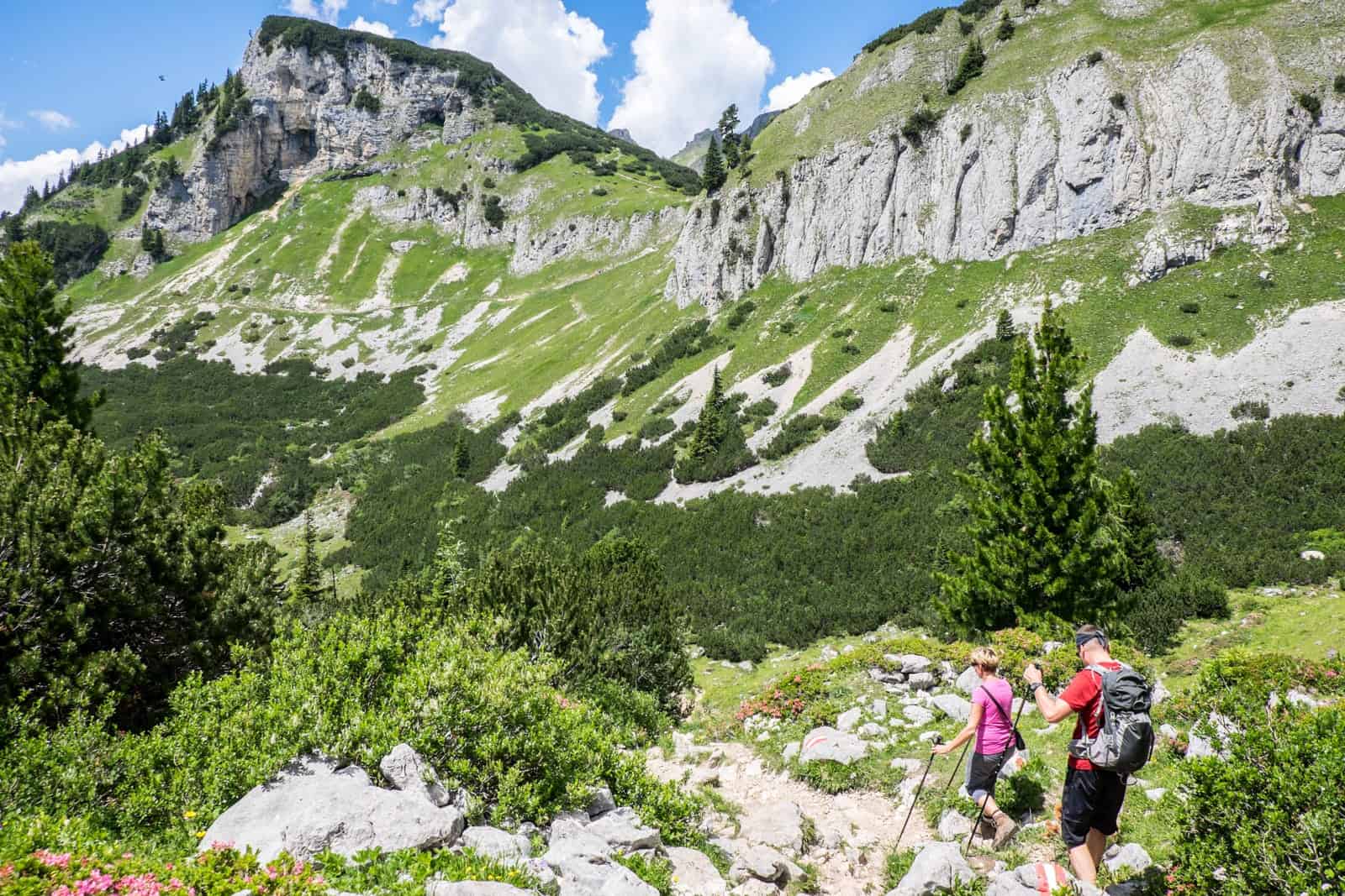 Hiking trails in Achensee, Tirol, Austria