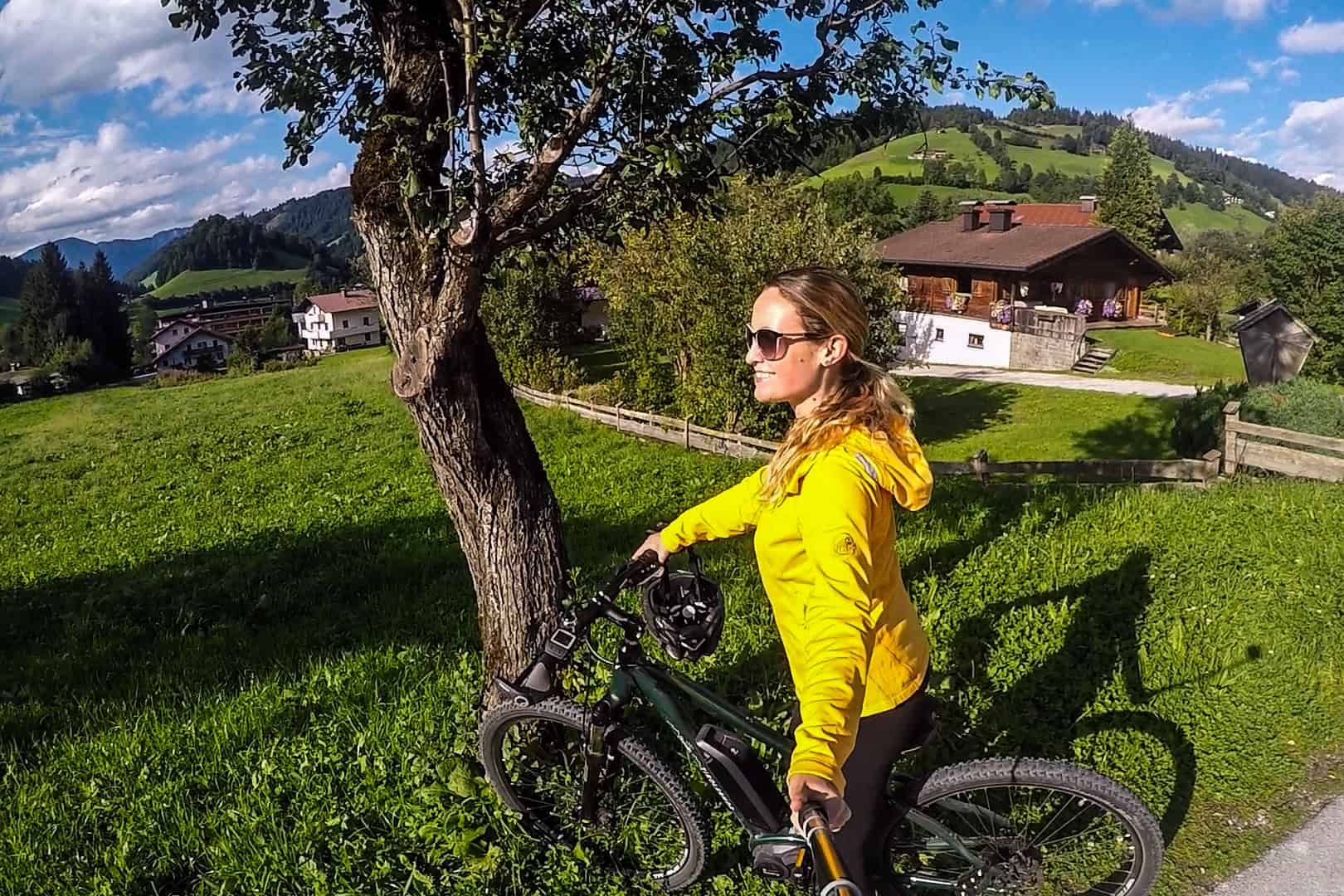 Biking in Wildschönau Valley, Tirol, Austria