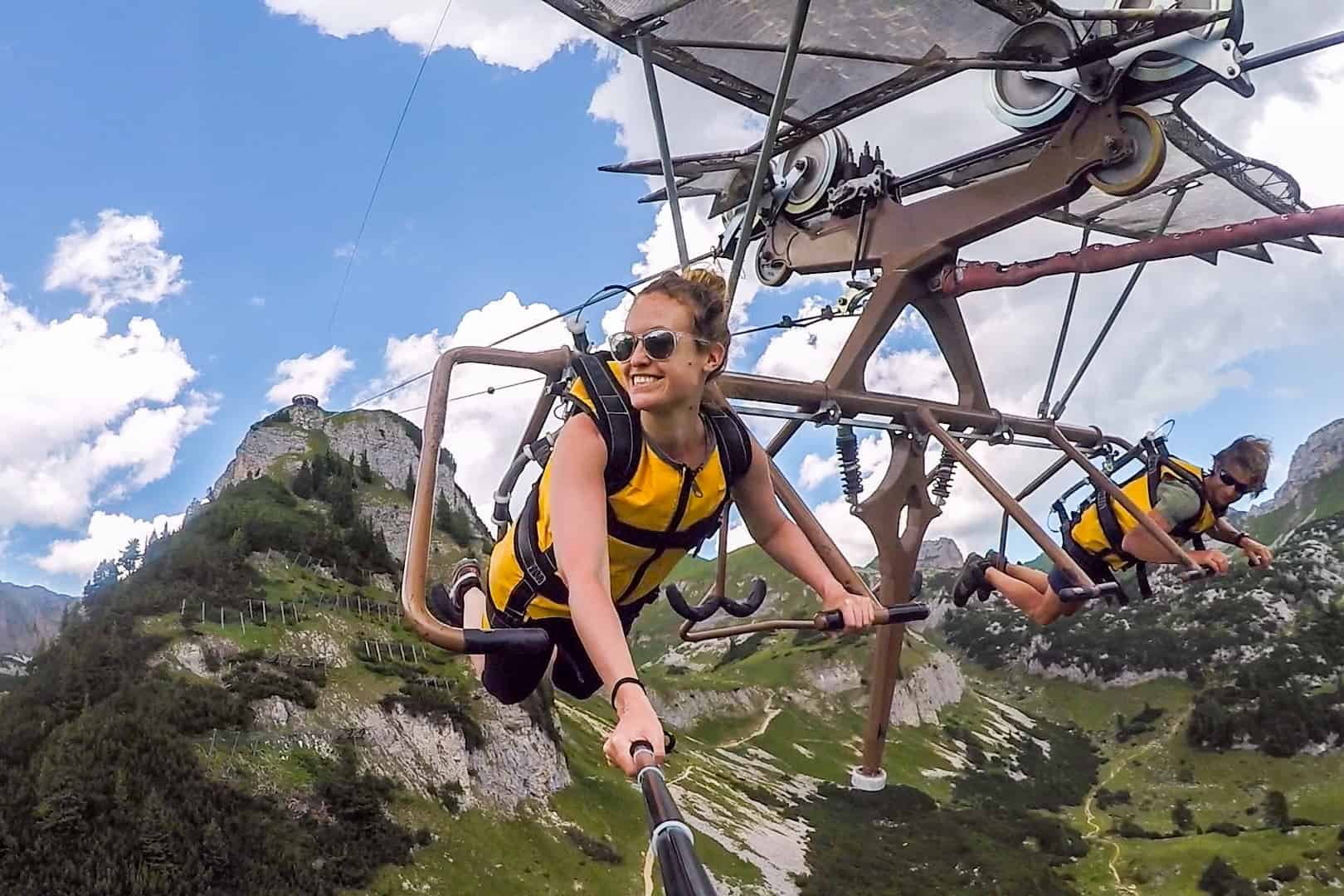 Skyglider Airrofan ride in Achensee, Tirol, Austria