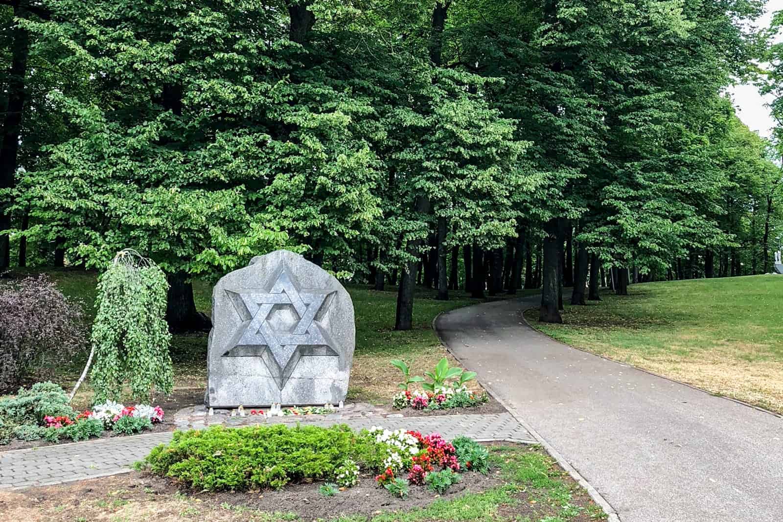 Jewish cemetery in Old Moscow neighbourhood in Riga, Latvia