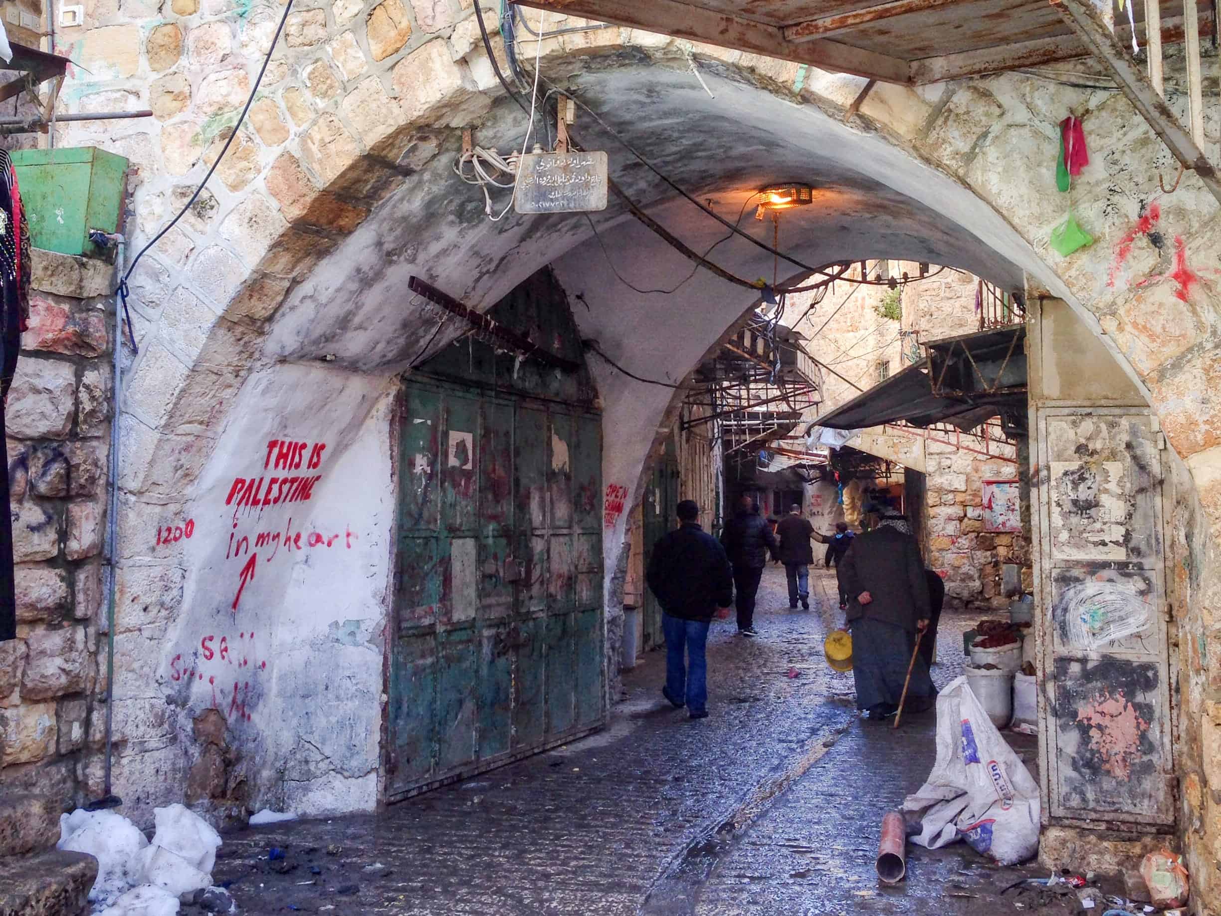 Walking tour in Hebron, West Bank 