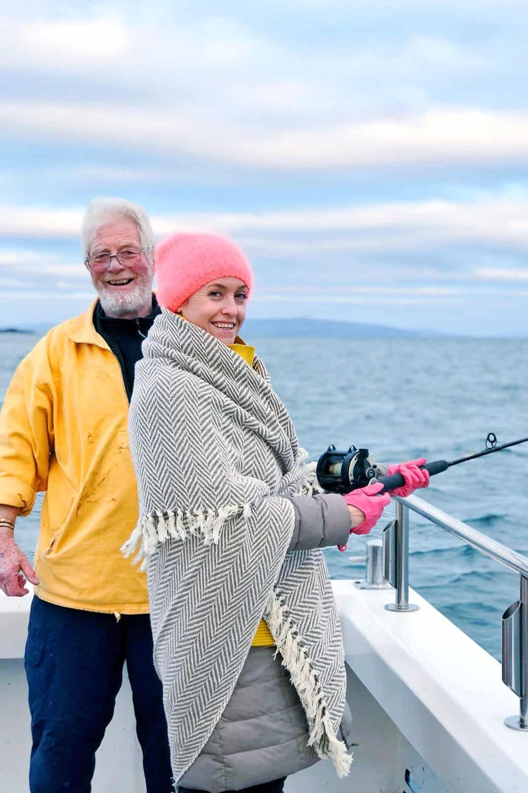 Atlantic Sea Fishing on the Causeway Lass Portrush Northern Ireland