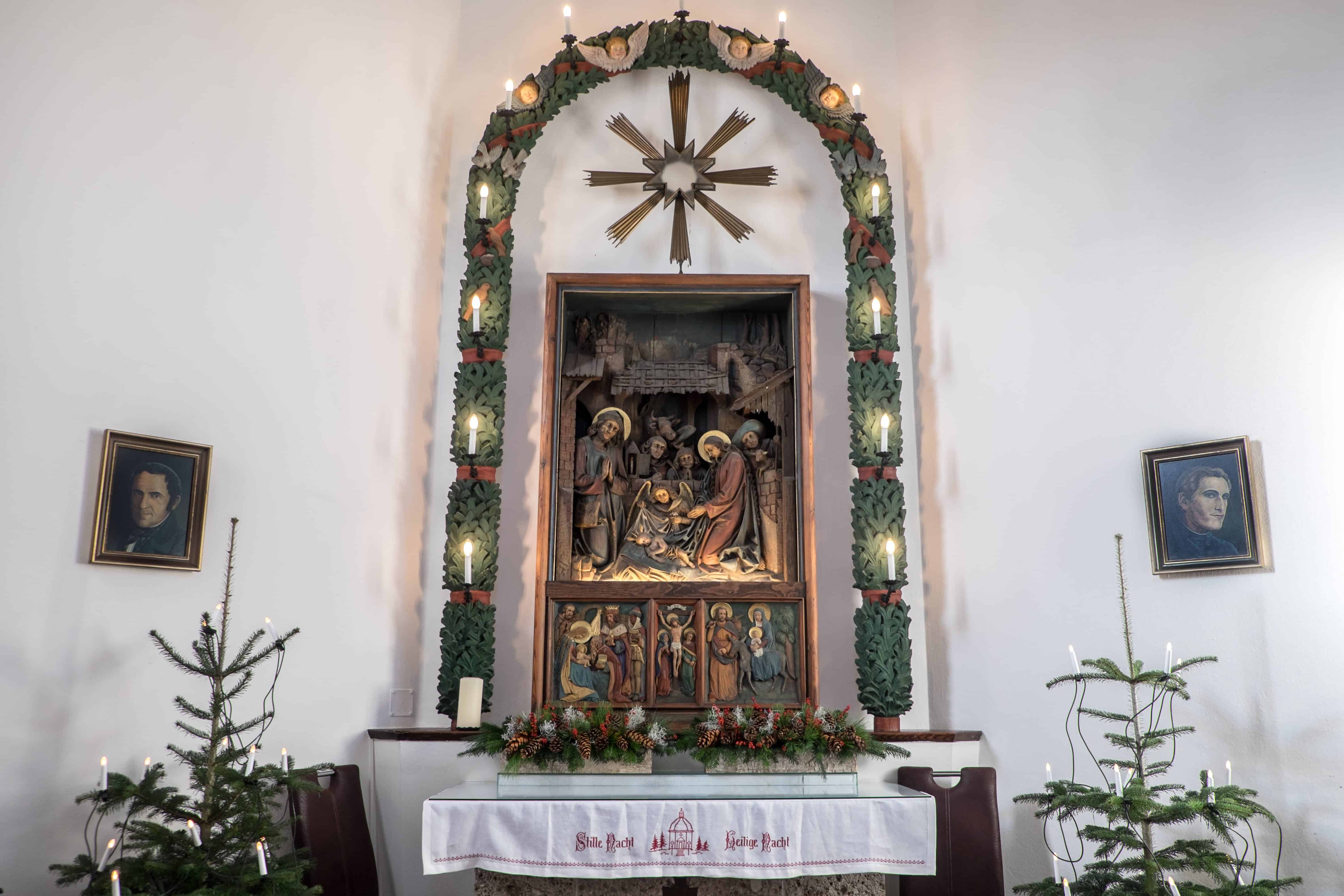 Inside Silent Night Chapel Oberndorf Salzburg Austria