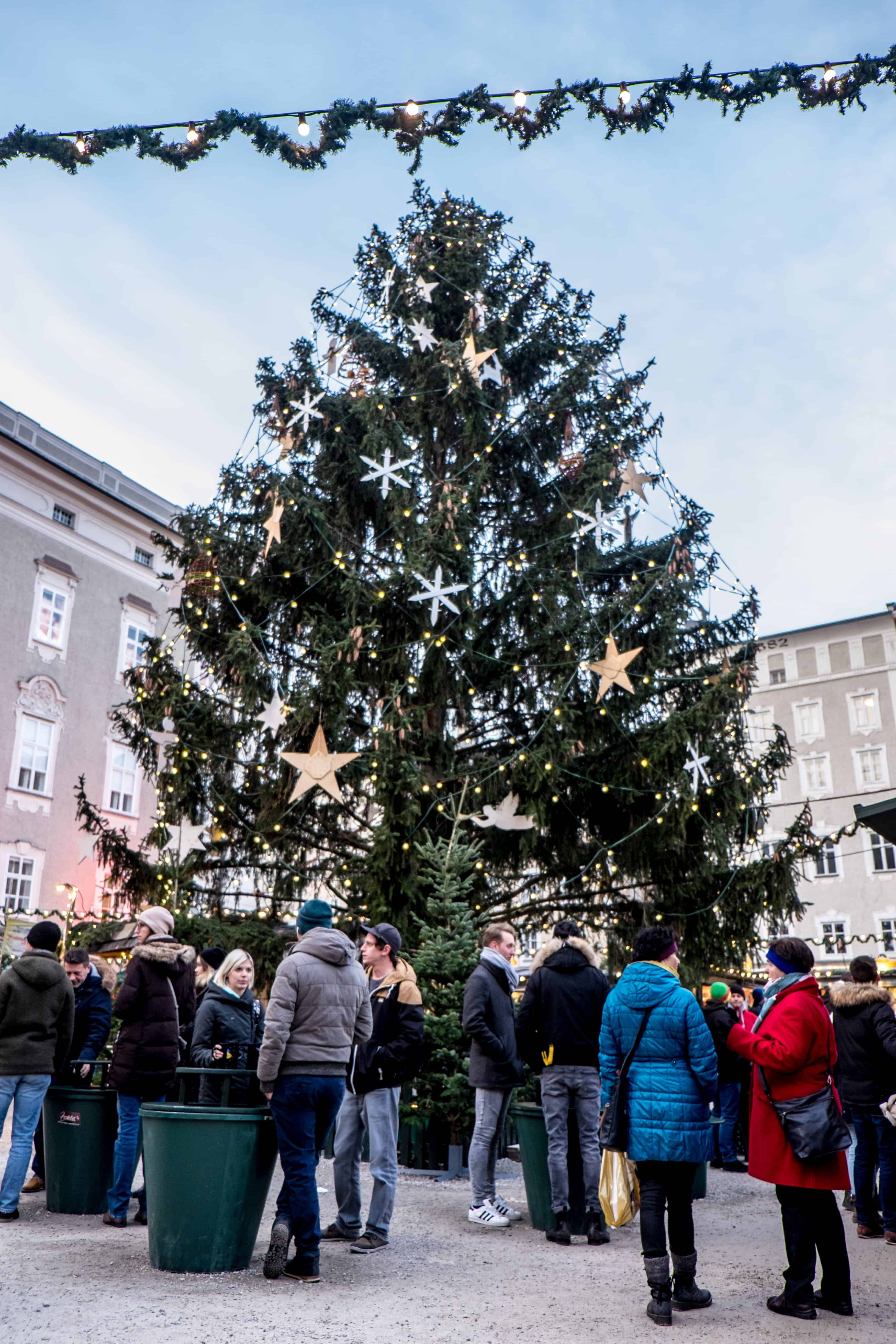 Silent Night Christmas Tree Salzburg Christmas Market