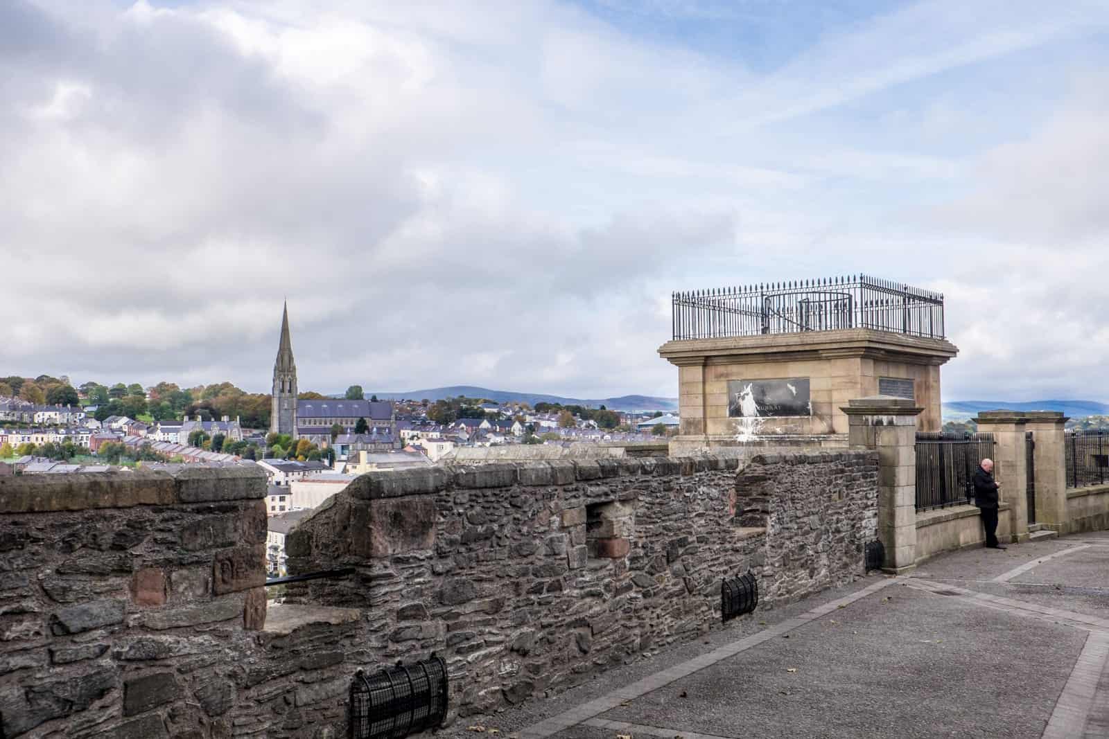 The old wall of Londonderry / Derry city, Northern Ireland