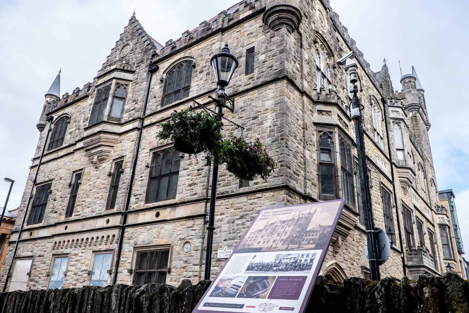 Apprentice Boy's Memorial Hall in Derry, Northern Ireland