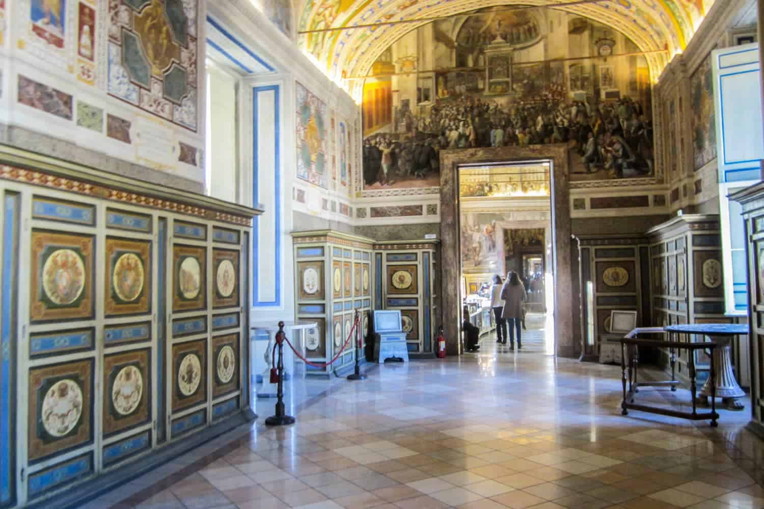 Hallways in the Vatican Museum, Rome