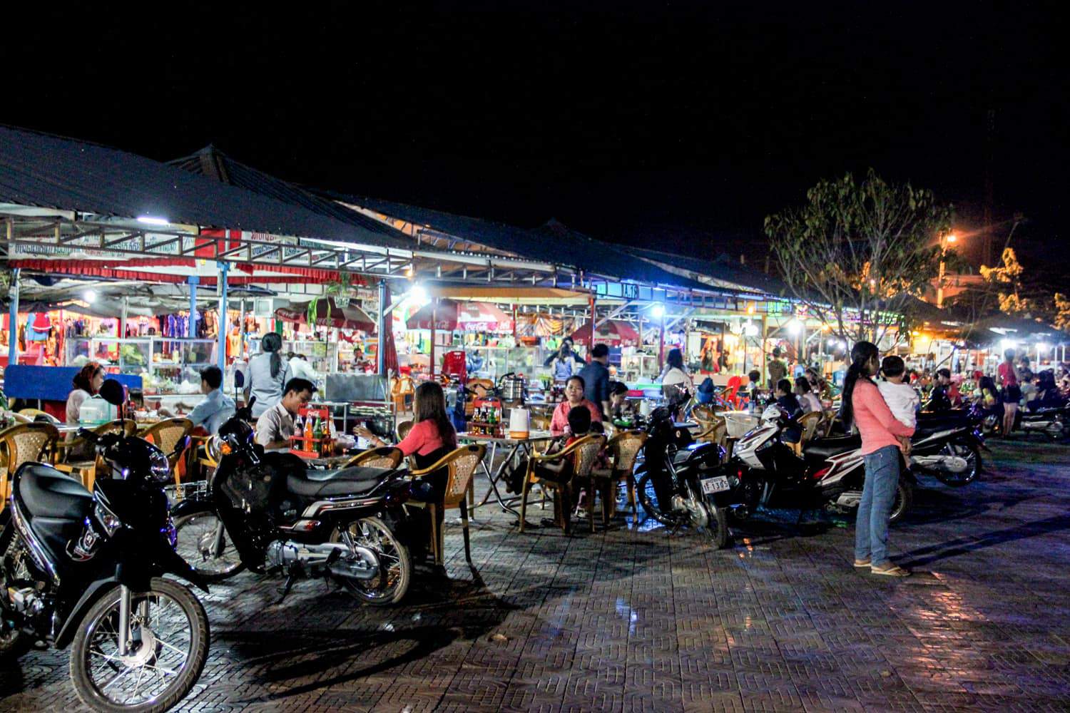Kampong Cham nightlife, Cambodia
