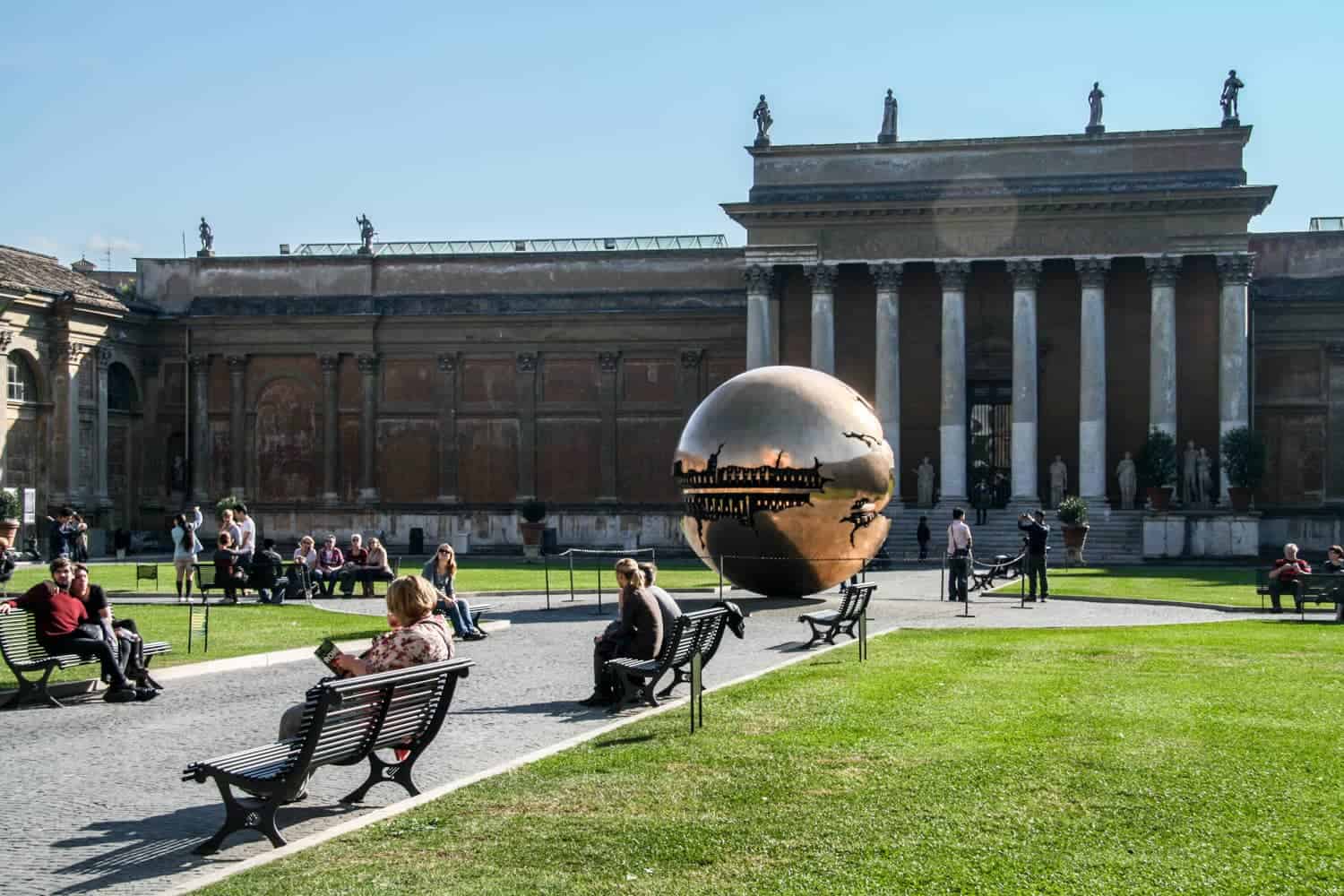 Vatican Museum Garden Globe Rome