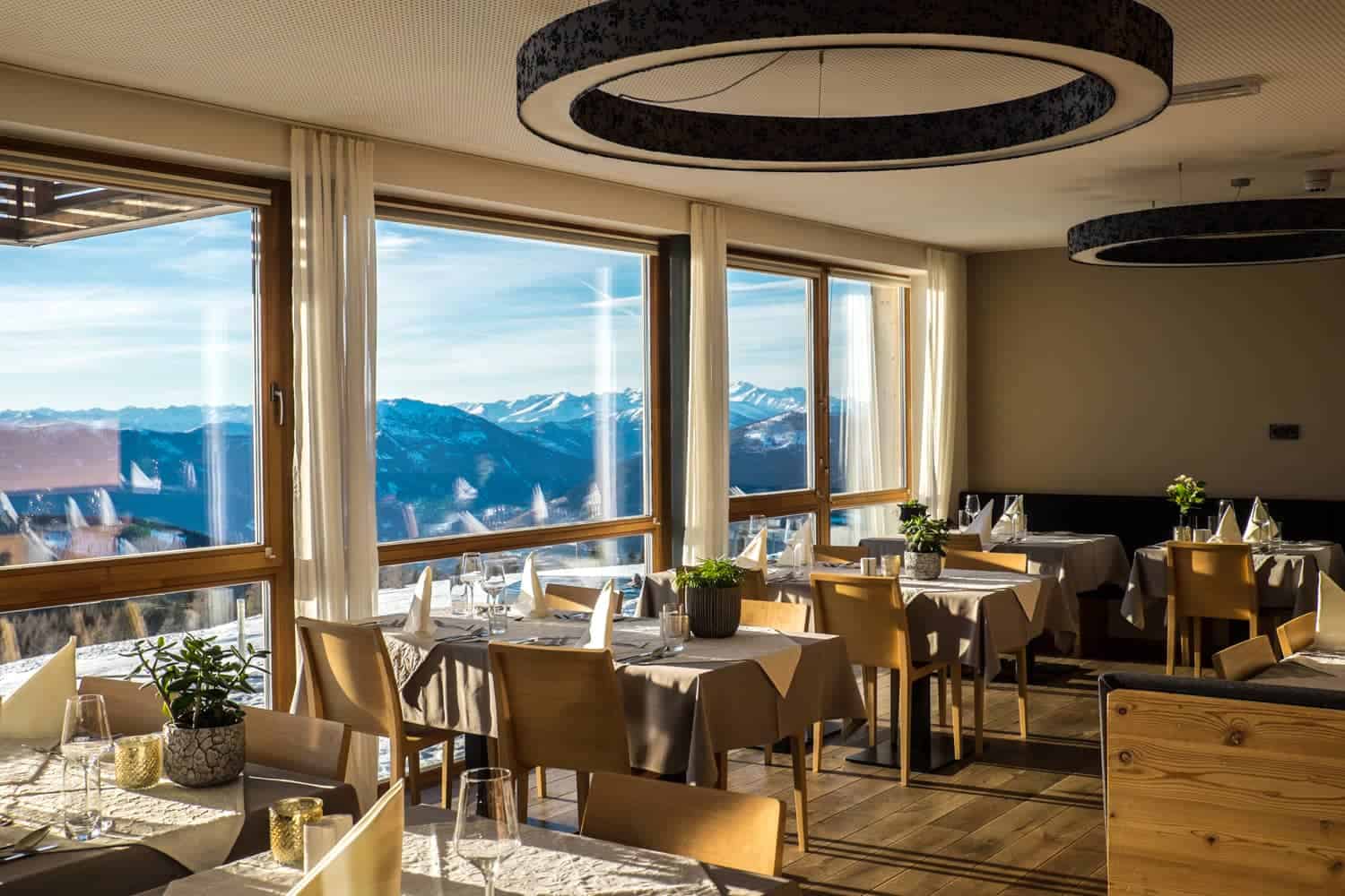 Alpinhotel Pacheiner Restaurant on the Gerlitzen Alpe Austria