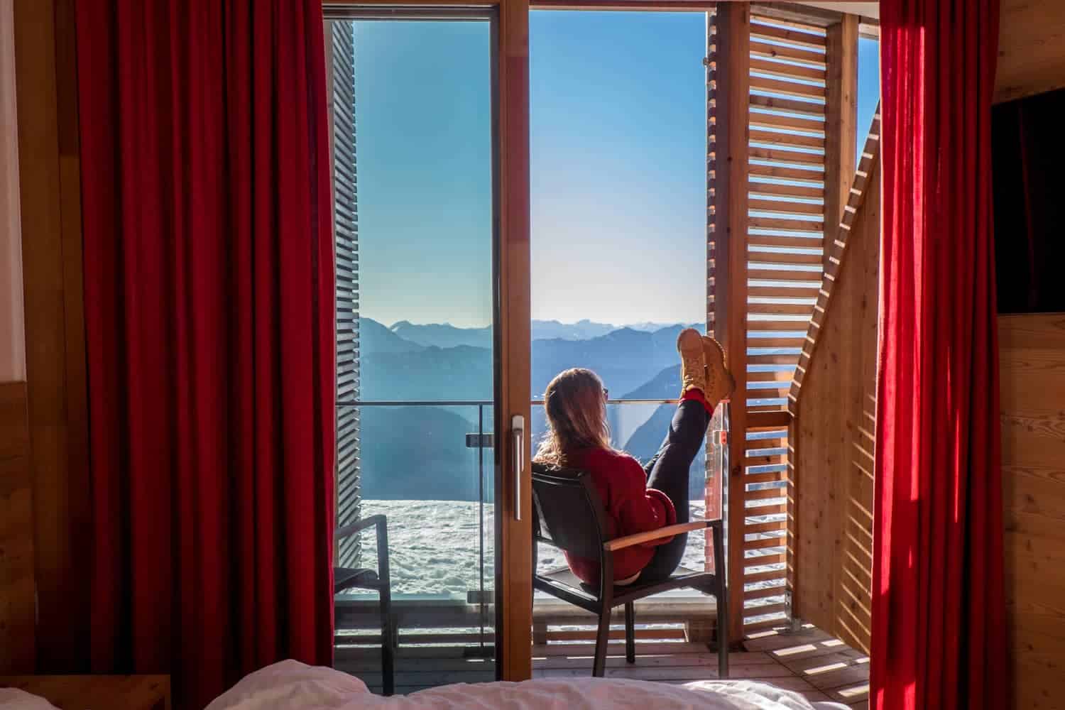 Rooms with a view at Alpinhotel Pacheiner on the Gerlitzen Alpe, Austria