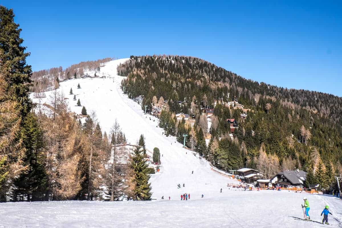 Gerlitzen Alpe ski slopes in Austria