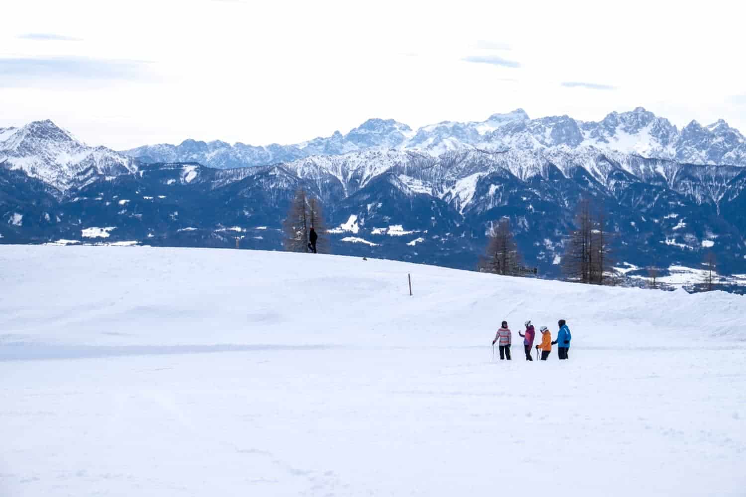 Skiing at Gerlitzen Alpe in Austria