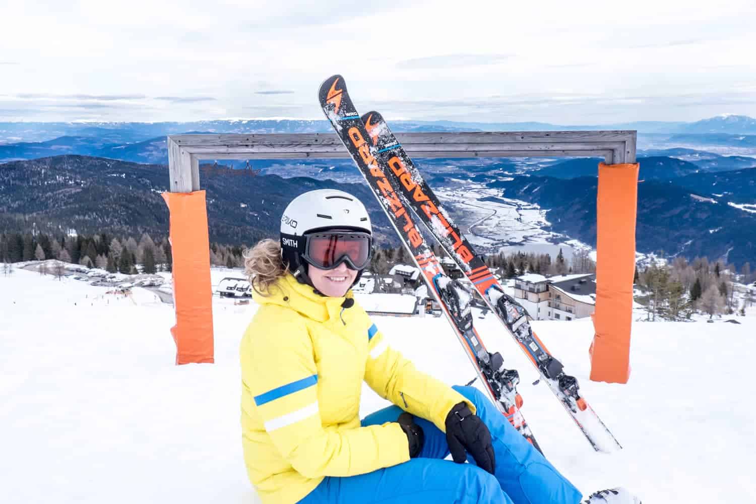 Skiing in Carinthia, Austria at Gerlitzen Alpe