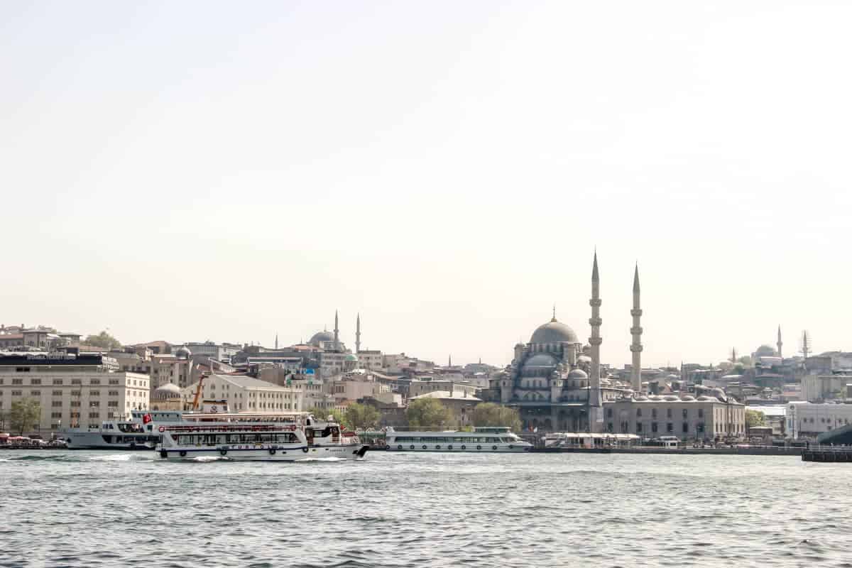 View of Istanbul from the river