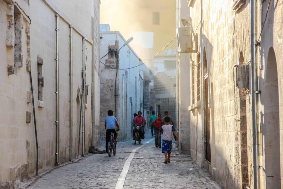 The streets of Urfa, Turkey