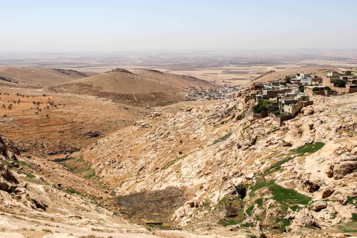 View to Syria from Mardin, Turkey